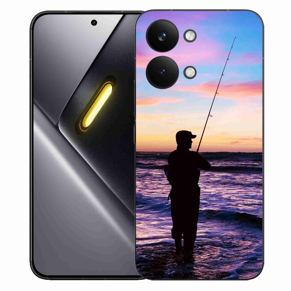 Gelový kryt mmCase na Xiaomi Poco X8 Pro Max - rybaření 1