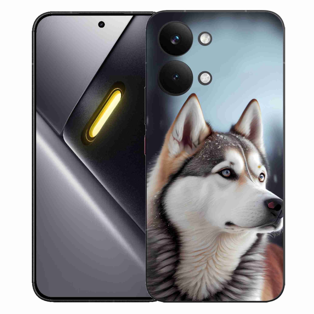 Gelový kryt mmCase na Xiaomi Poco X8 Pro Max - sibiřský husky