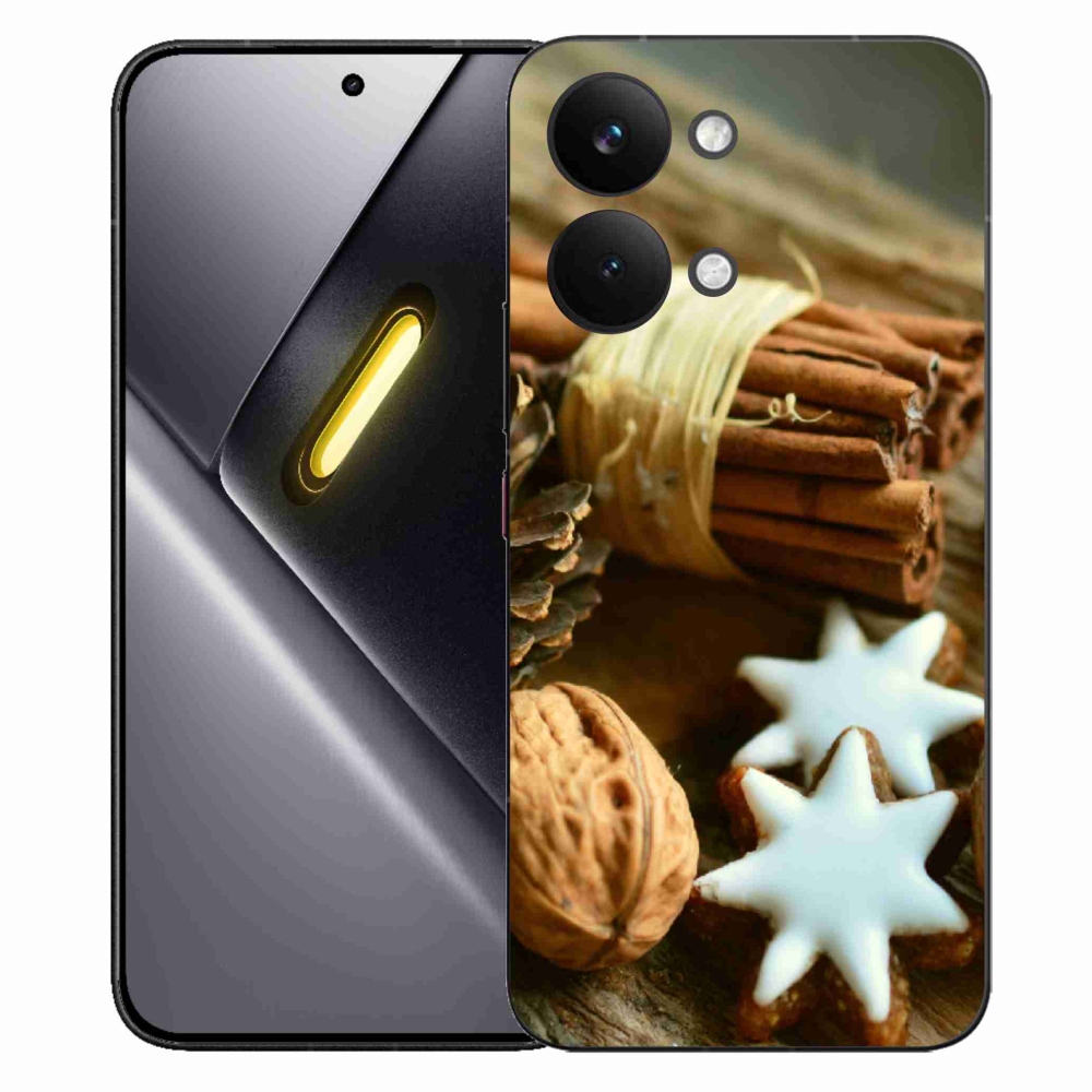 Gelový kryt mmCase na Xiaomi Poco X8 Pro Max - skořice a perníčky