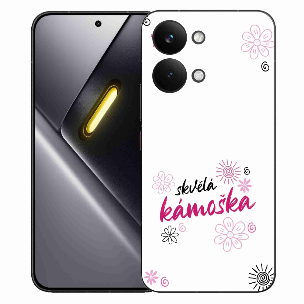 Gelový kryt mmCase na Xiaomi Poco X8 Pro Max - skvělá kámoška bílé pozadí