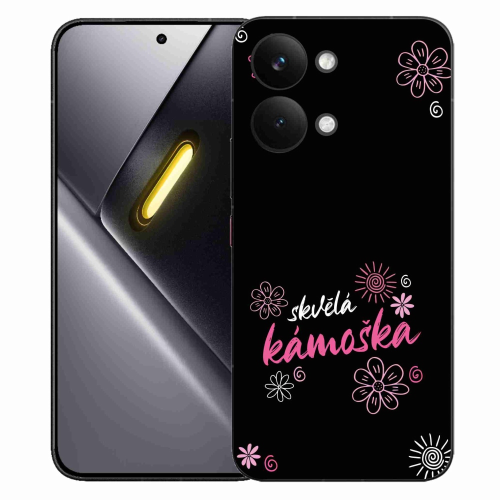 Gelový kryt mmCase na Xiaomi Poco X8 Pro Max - skvělá kámoška černé pozadí