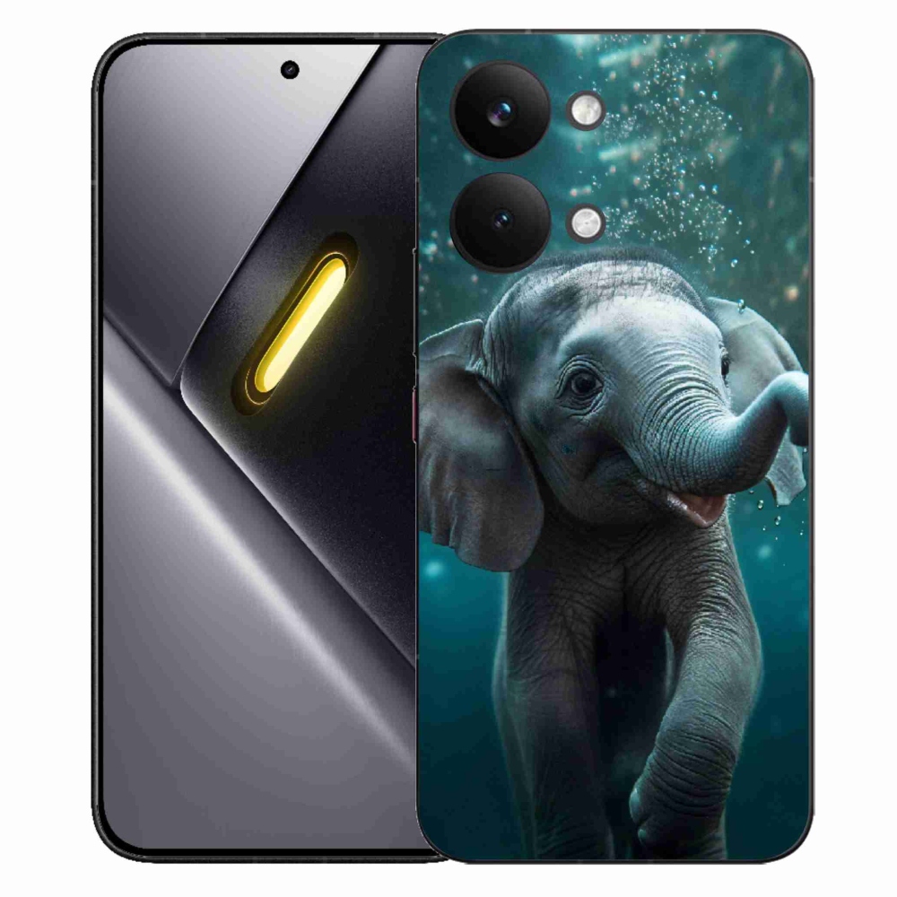 Gelový kryt mmCase na Xiaomi Poco X8 Pro Max - slůně pod vodou