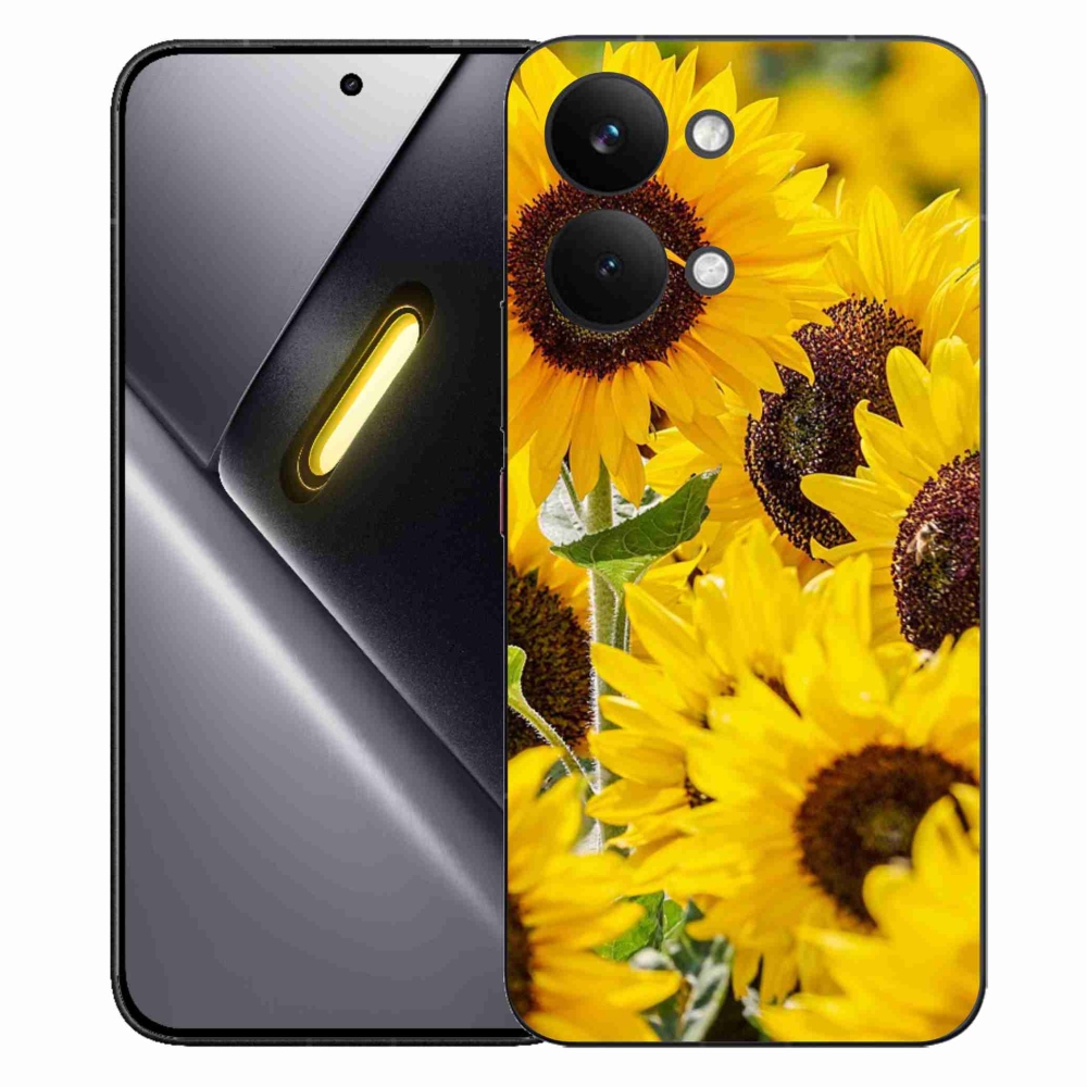 Gelový kryt mmCase na Xiaomi Poco X8 Pro Max - slunečnice