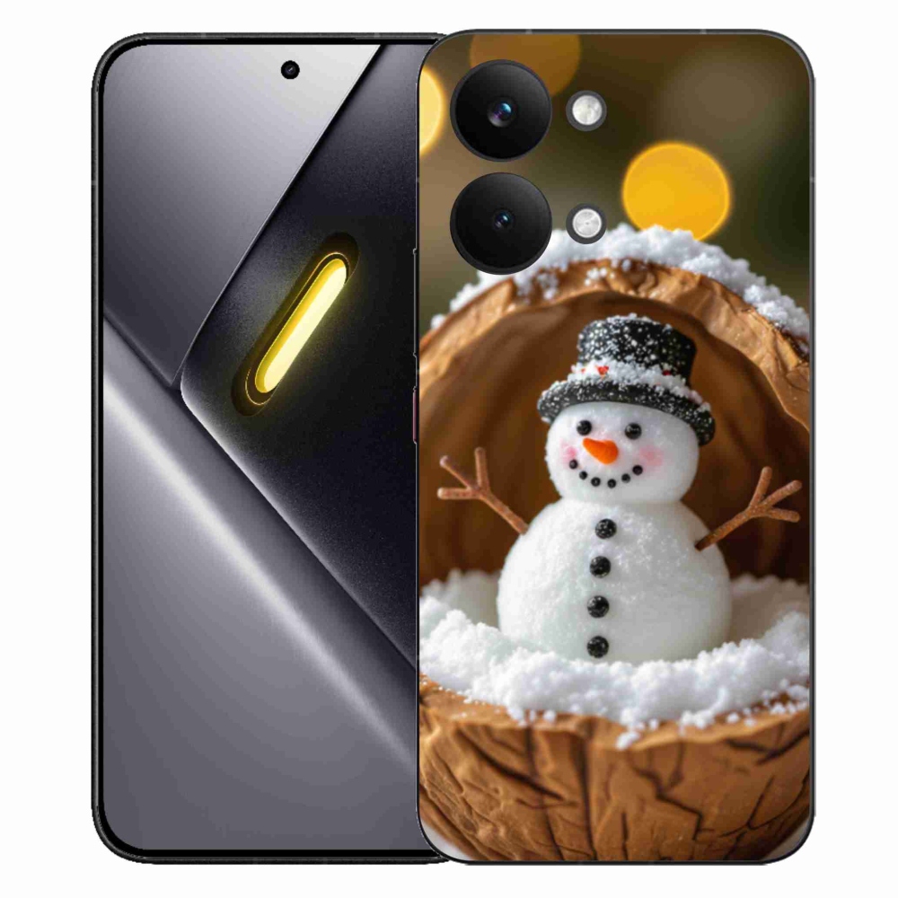 Gelový kryt mmCase na Xiaomi Poco X8 Pro Max - sněhulák 4