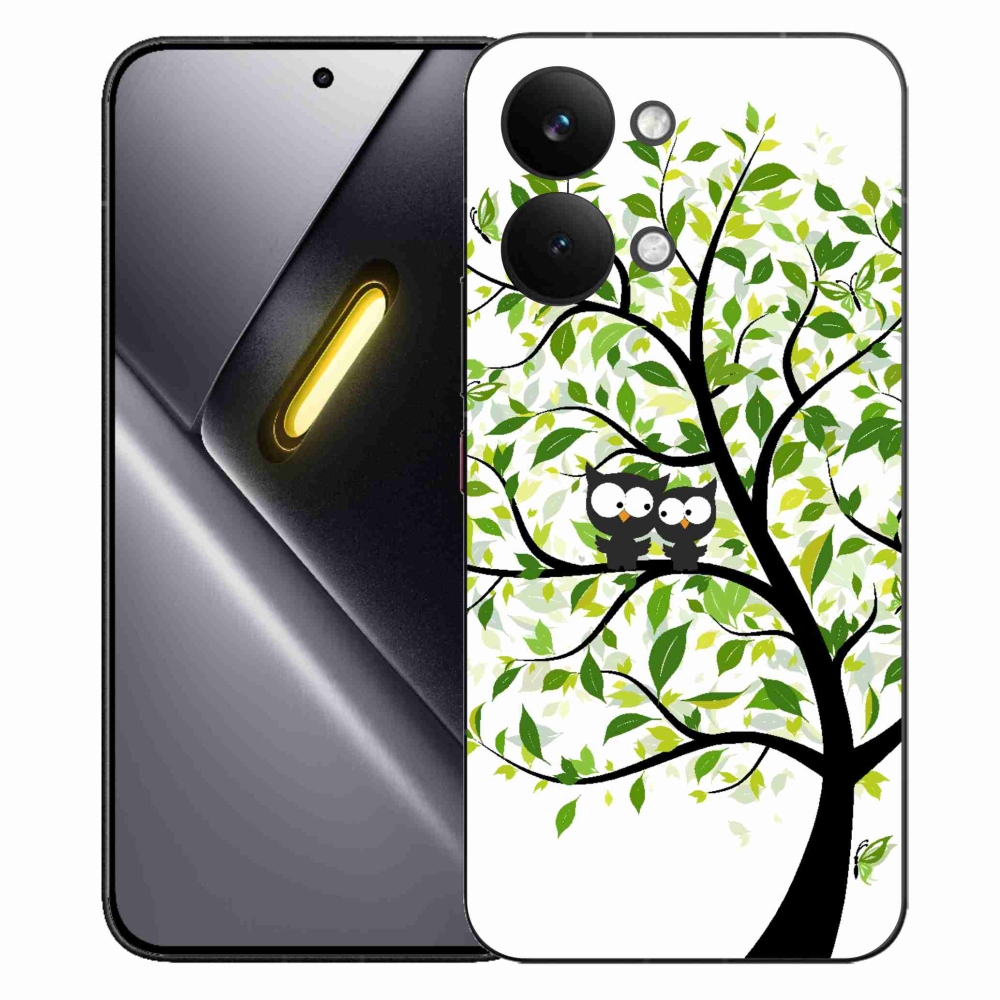 Gelový kryt mmCase na Xiaomi Poco X8 Pro Max - sovičky na stromě
