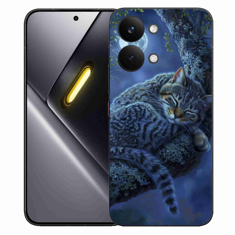 Gelový kryt mmCase na Xiaomi Poco X8 Pro Max - spící kočka