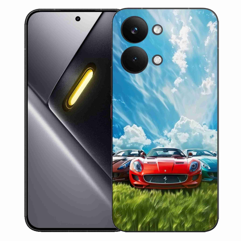 Gelový kryt mmCase na Xiaomi Poco X8 Pro Max - sportovní vozy