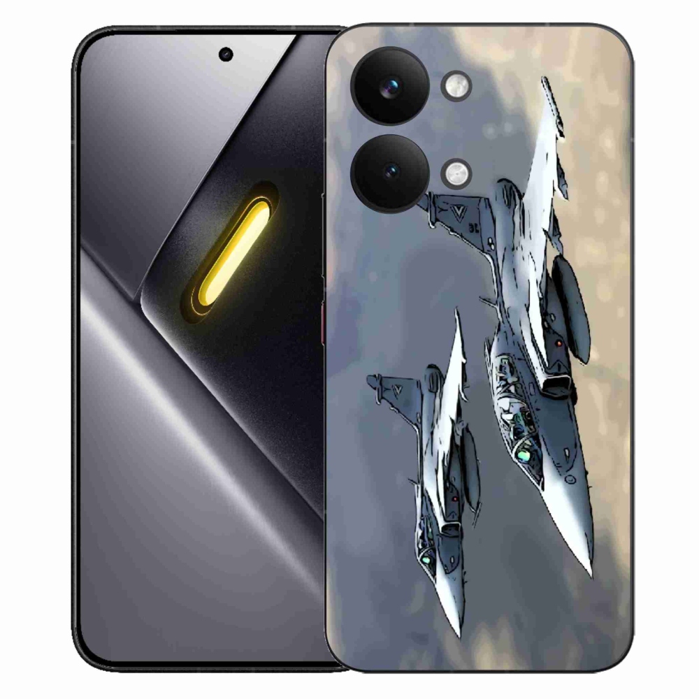 Gelový kryt mmCase na Xiaomi Poco X8 Pro Max - stíhačky