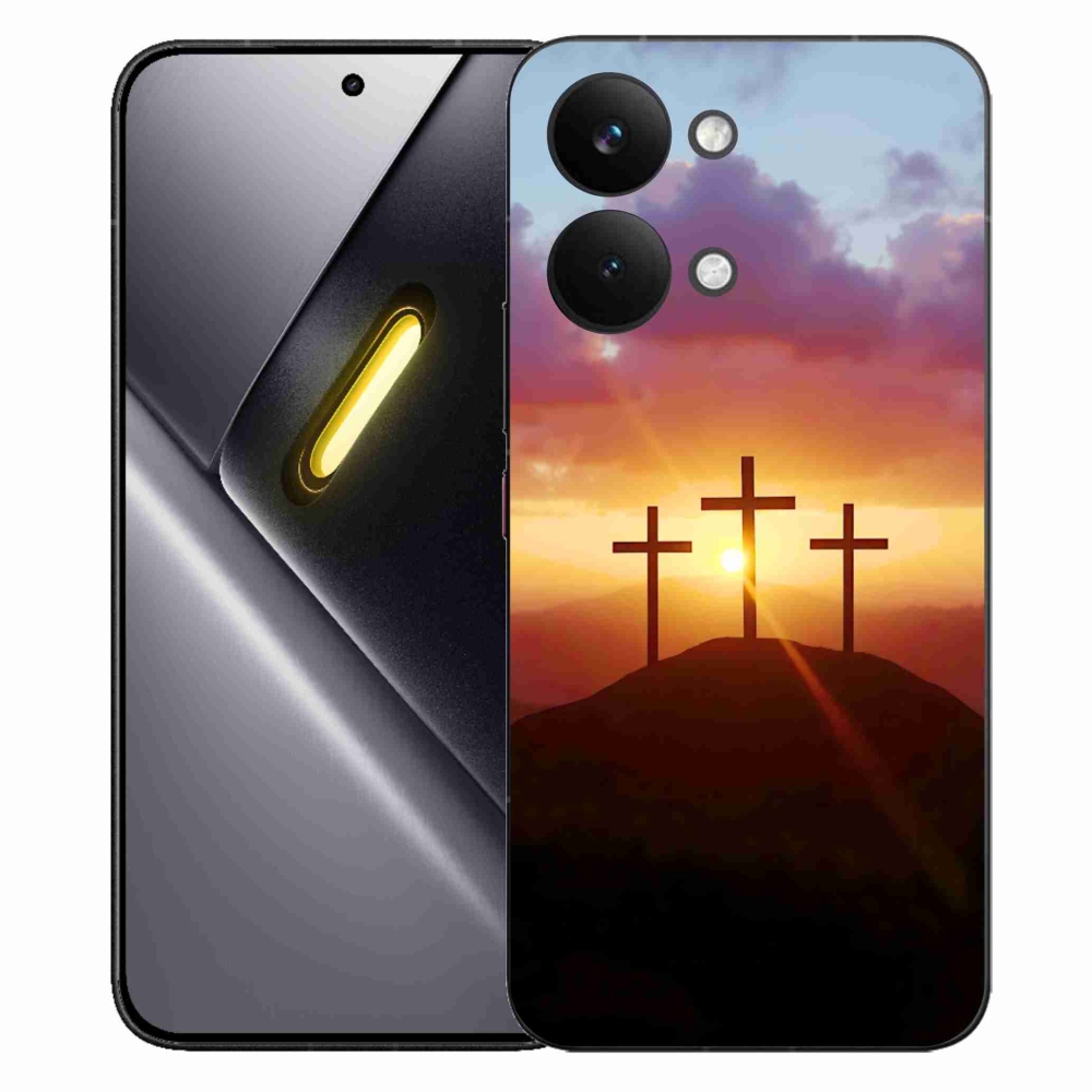 Gelový kryt mmCase na Xiaomi Poco X8 Pro Max - tři kříže