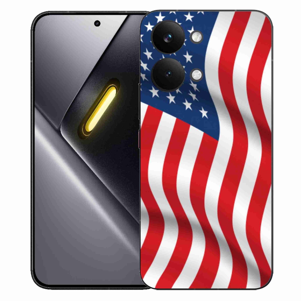 Gelový kryt mmCase na Xiaomi Poco X8 Pro Max - USA vlajka