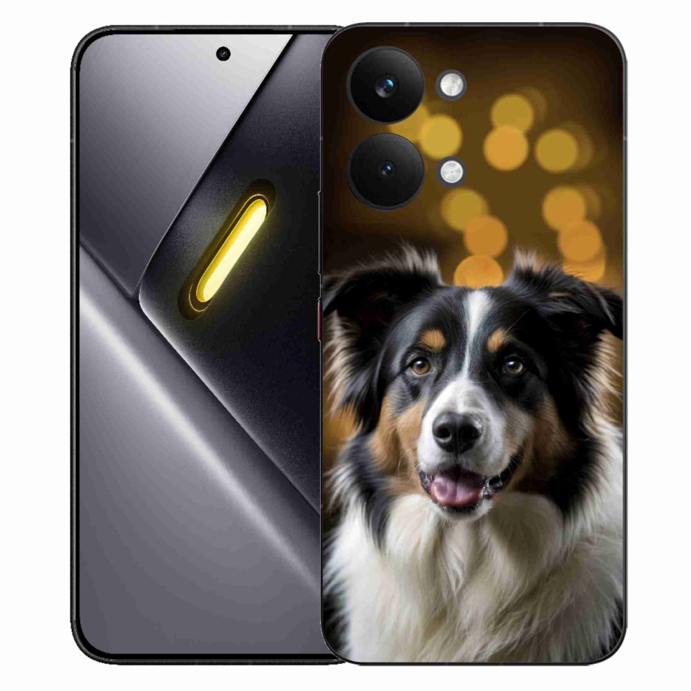 Gelový kryt mmCase na Xiaomi Poco X8 Pro Max - usměvavý australský ovčák