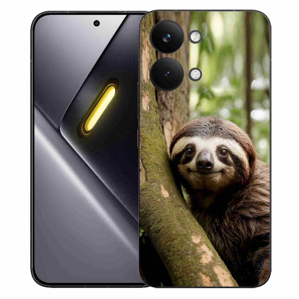 Gelový kryt mmCase na Xiaomi Poco X8 Pro Max - usměvavý lenochod