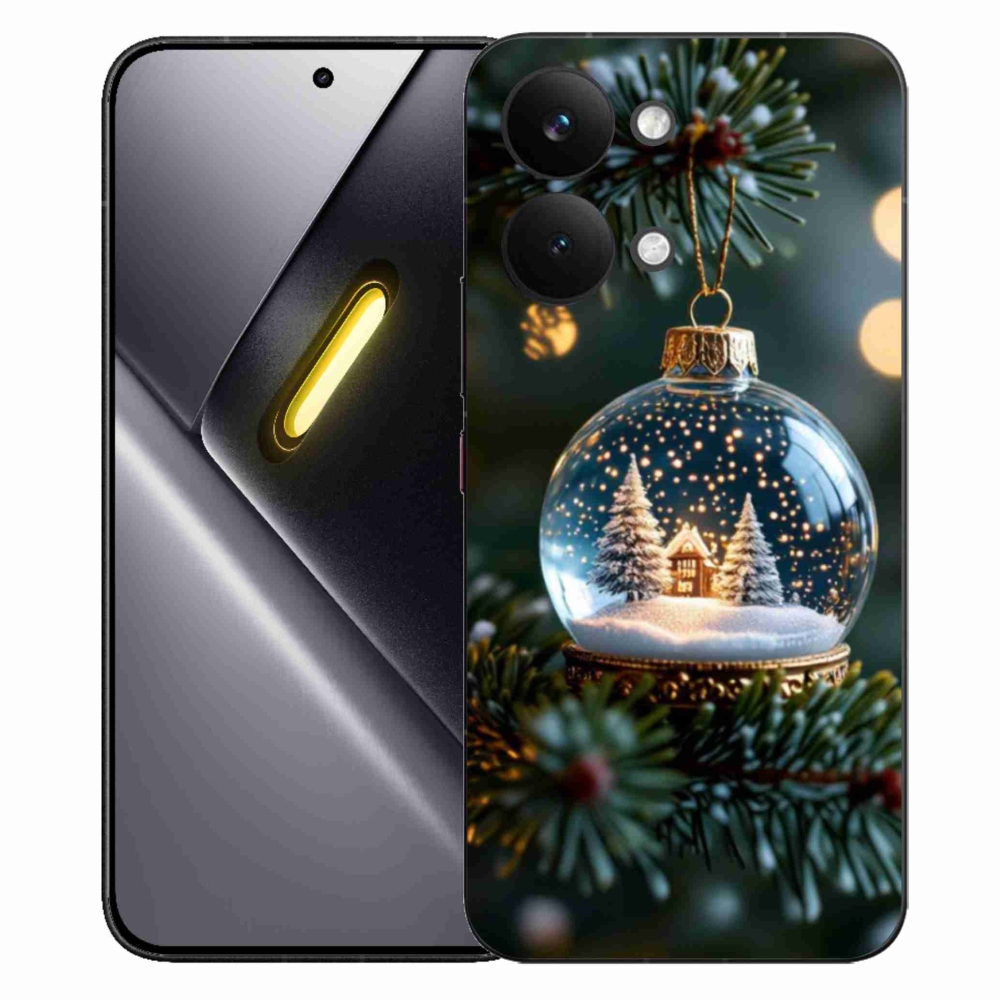 Gelový kryt mmCase na Xiaomi Poco X8 Pro Max - vánoční koule 2