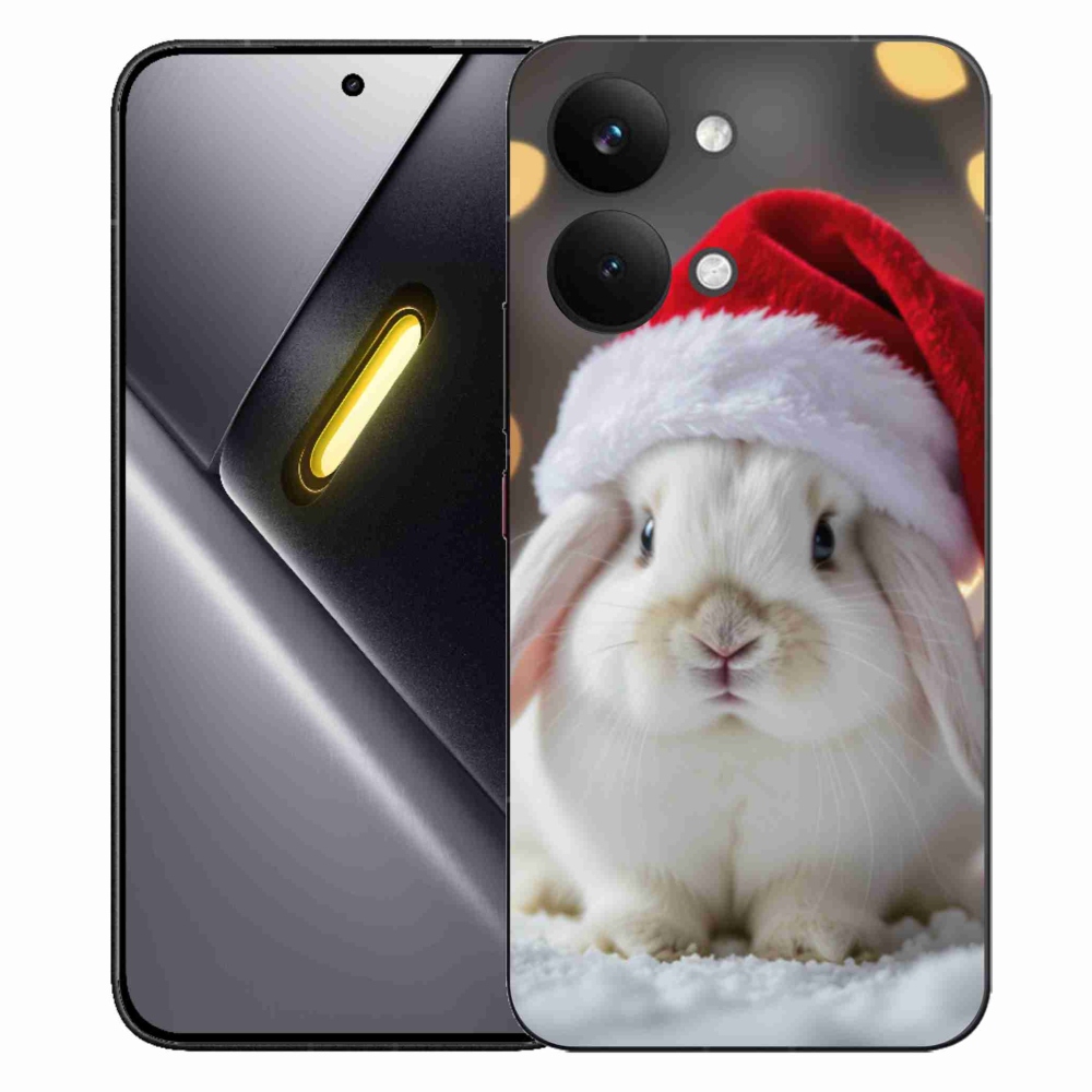 Gelový kryt mmCase na Xiaomi Poco X8 Pro Max - vánoční králík