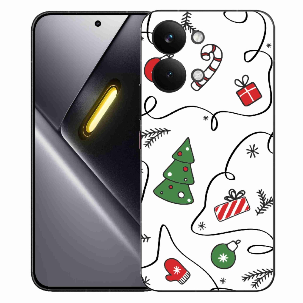 Gelový kryt mmCase na Xiaomi Poco X8 Pro Max - vánoční motivy