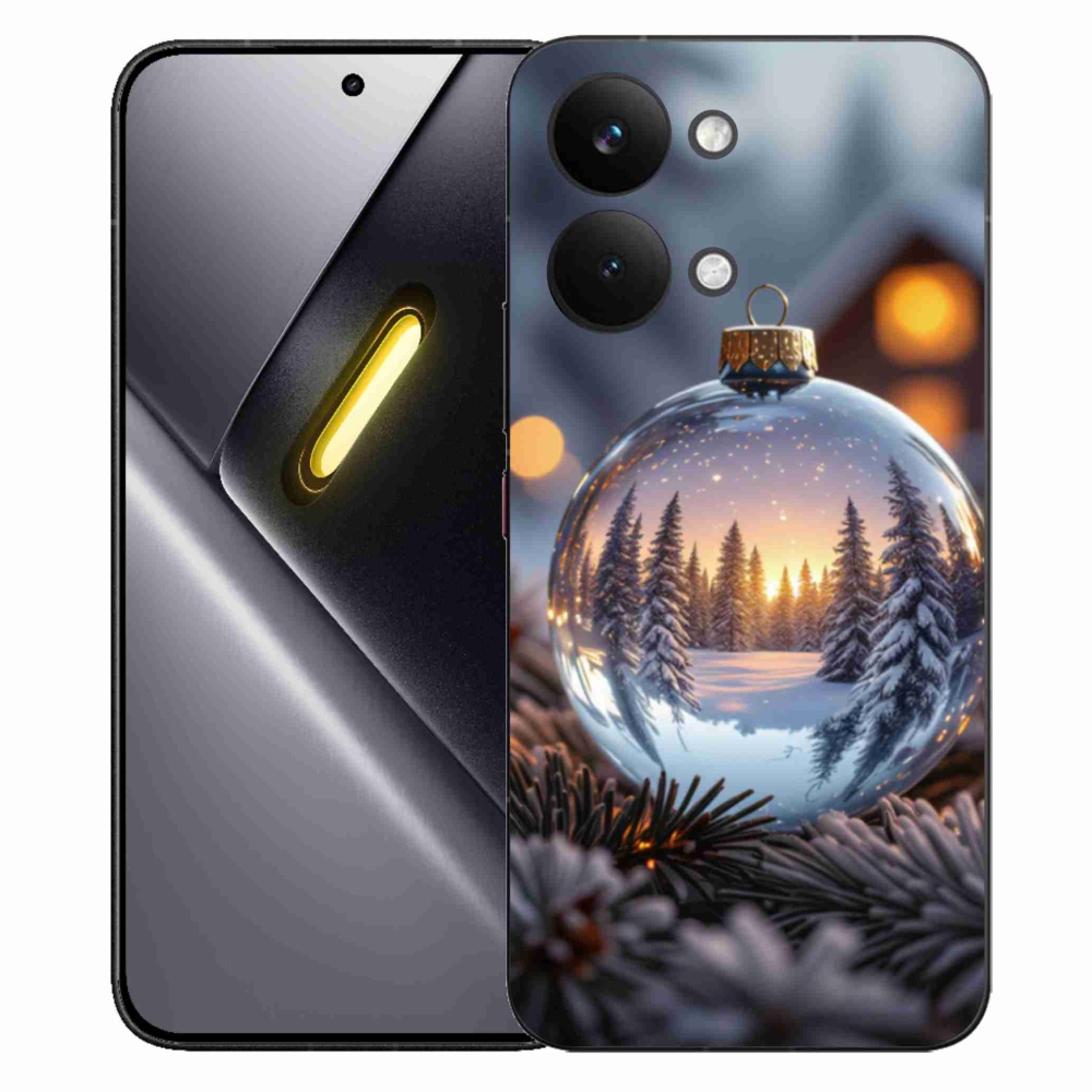 Gelový kryt mmCase na Xiaomi Poco X8 Pro Max - vánoční ozdoba