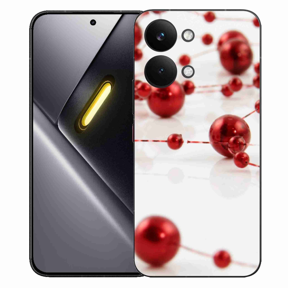 Gelový kryt mmCase na Xiaomi Poco X8 Pro Max - vánoční řetěz