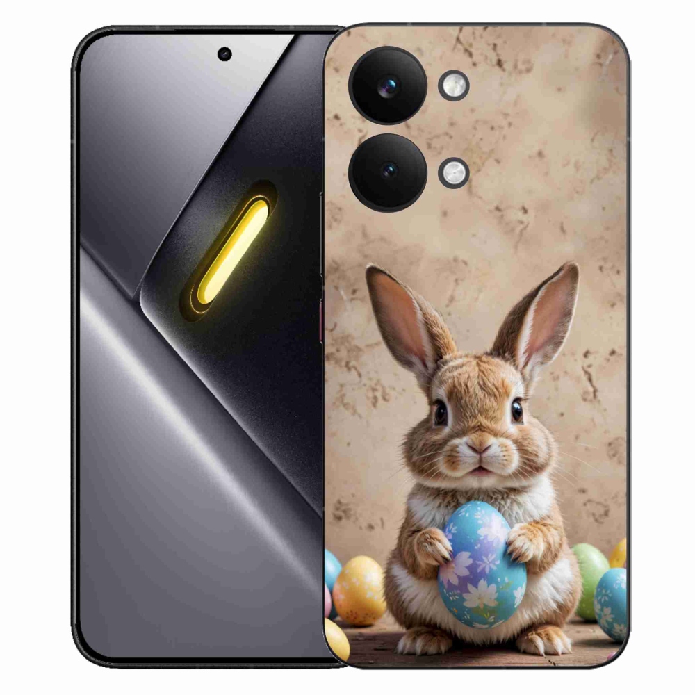 Gelový kryt mmCase na Xiaomi Poco X8 Pro Max - velikonoční králíček