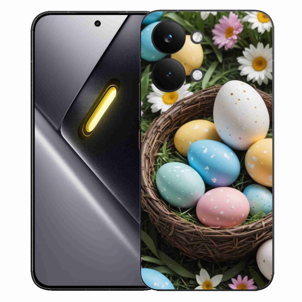 Gelový kryt mmCase na Xiaomi Poco X8 Pro Max - velikonoční vajíčka 2