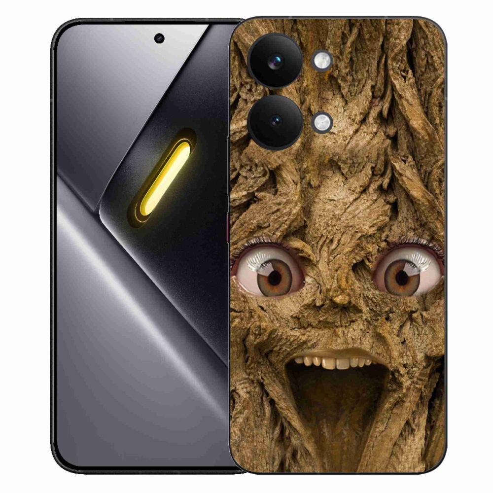 Gelový kryt mmCase na Xiaomi Poco X8 Pro Max - veselý strom s očima