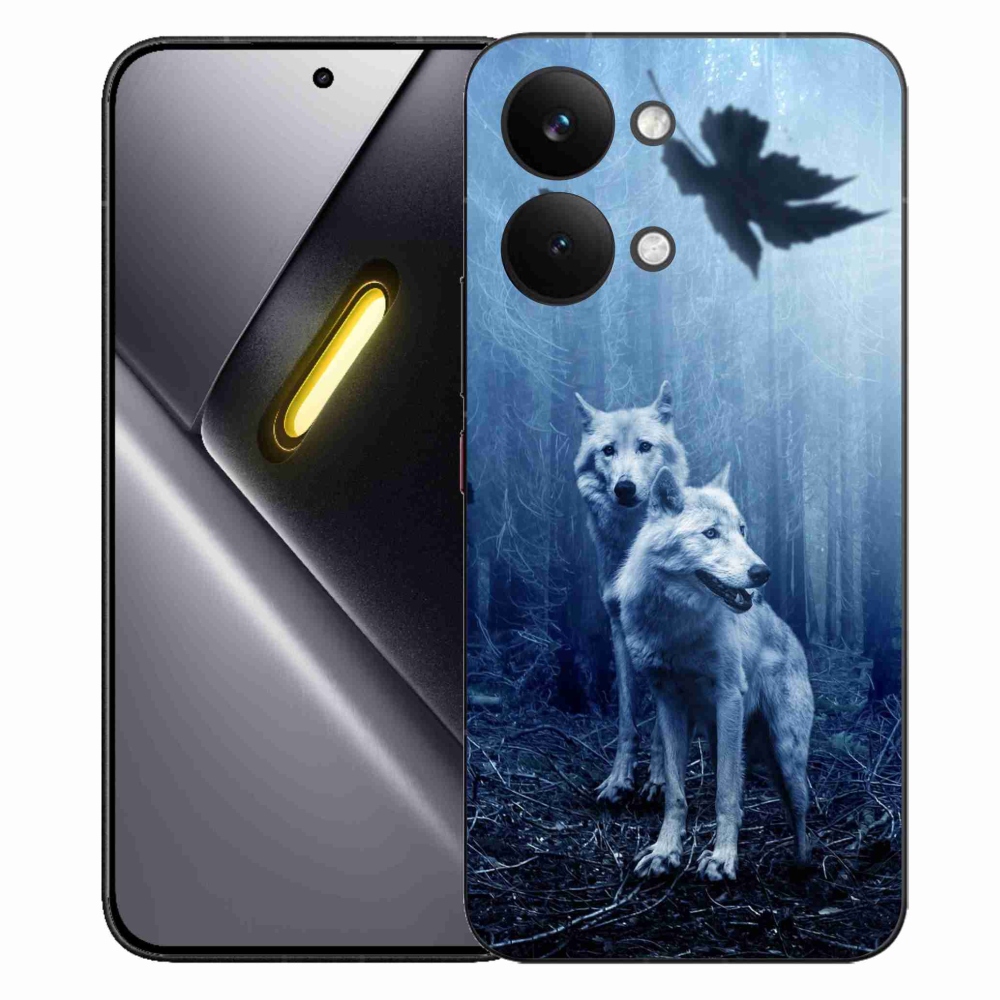 Gelový kryt mmCase na Xiaomi Poco X8 Pro Max - vlci v lese