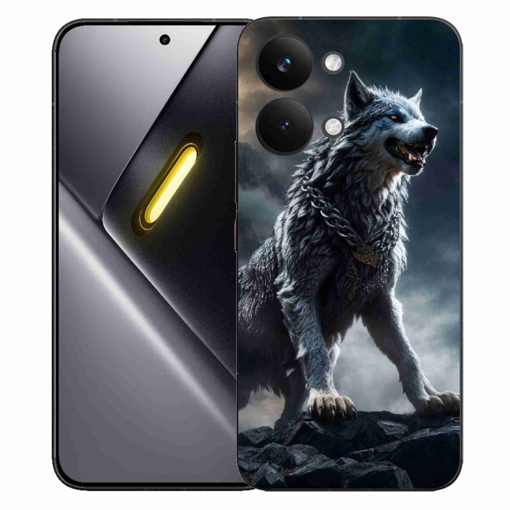 Gelový kryt mmCase na Xiaomi Poco X8 Pro Max - vlk 1