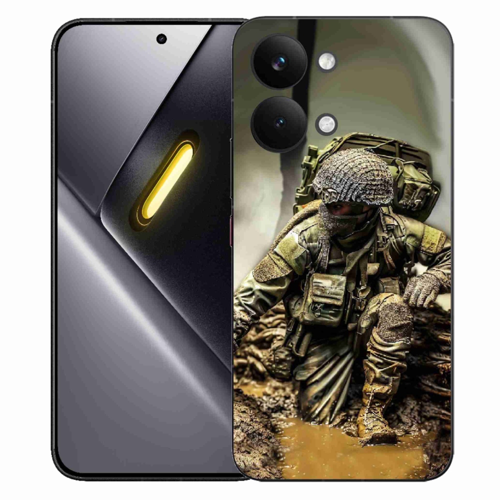 Gelový kryt mmCase na Xiaomi Poco X8 Pro Max - voják