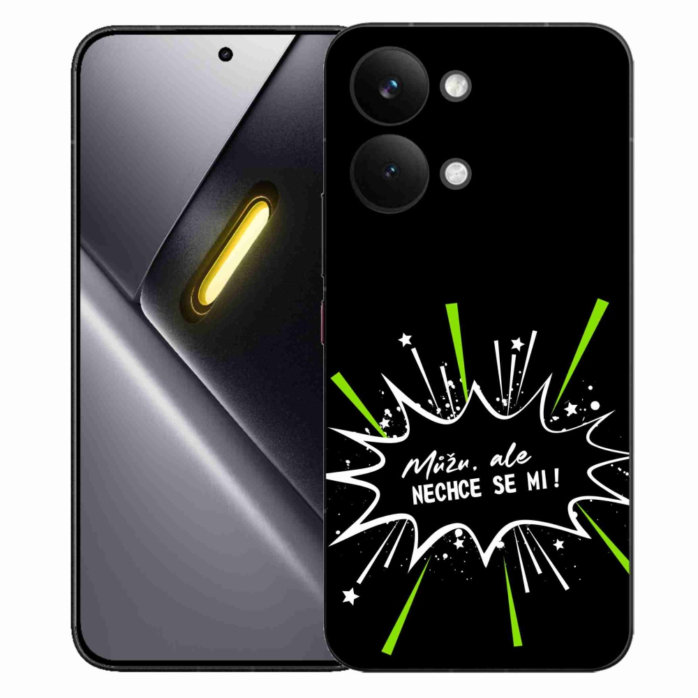 Gelový kryt mmCase na Xiaomi Poco X8 Pro Max - vtipný text 11 černé pozadí