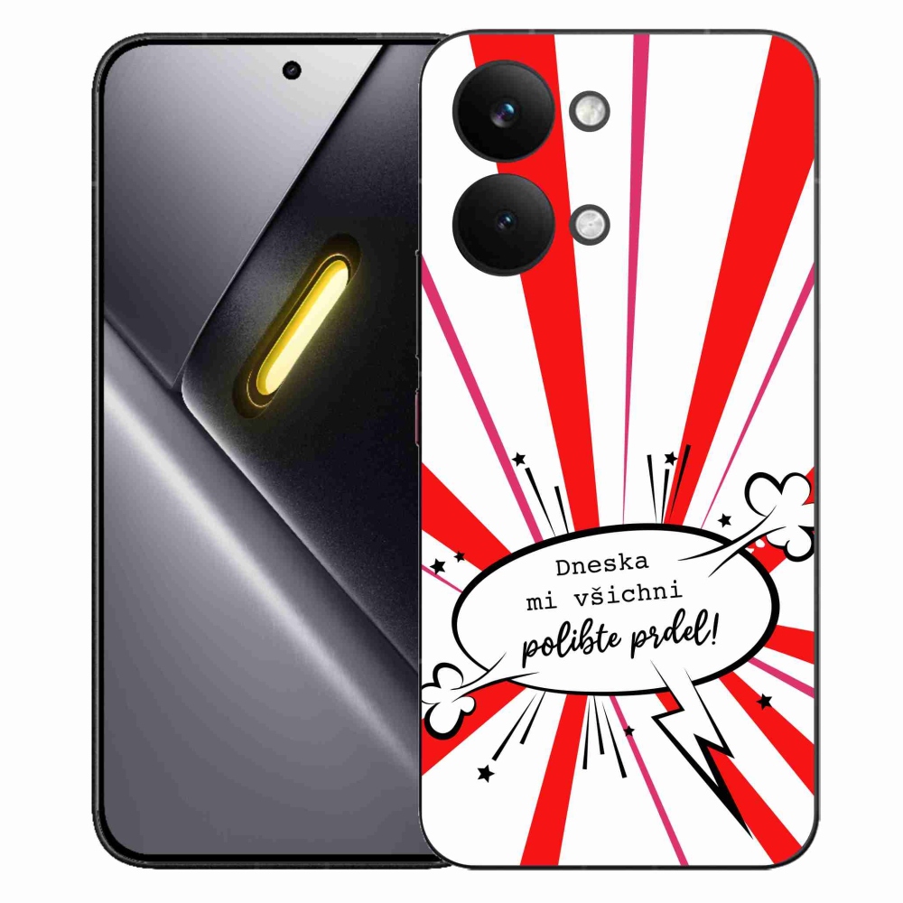 Gelový kryt mmCase na Xiaomi Poco X8 Pro Max - vtipný text 15 bílé pozadí