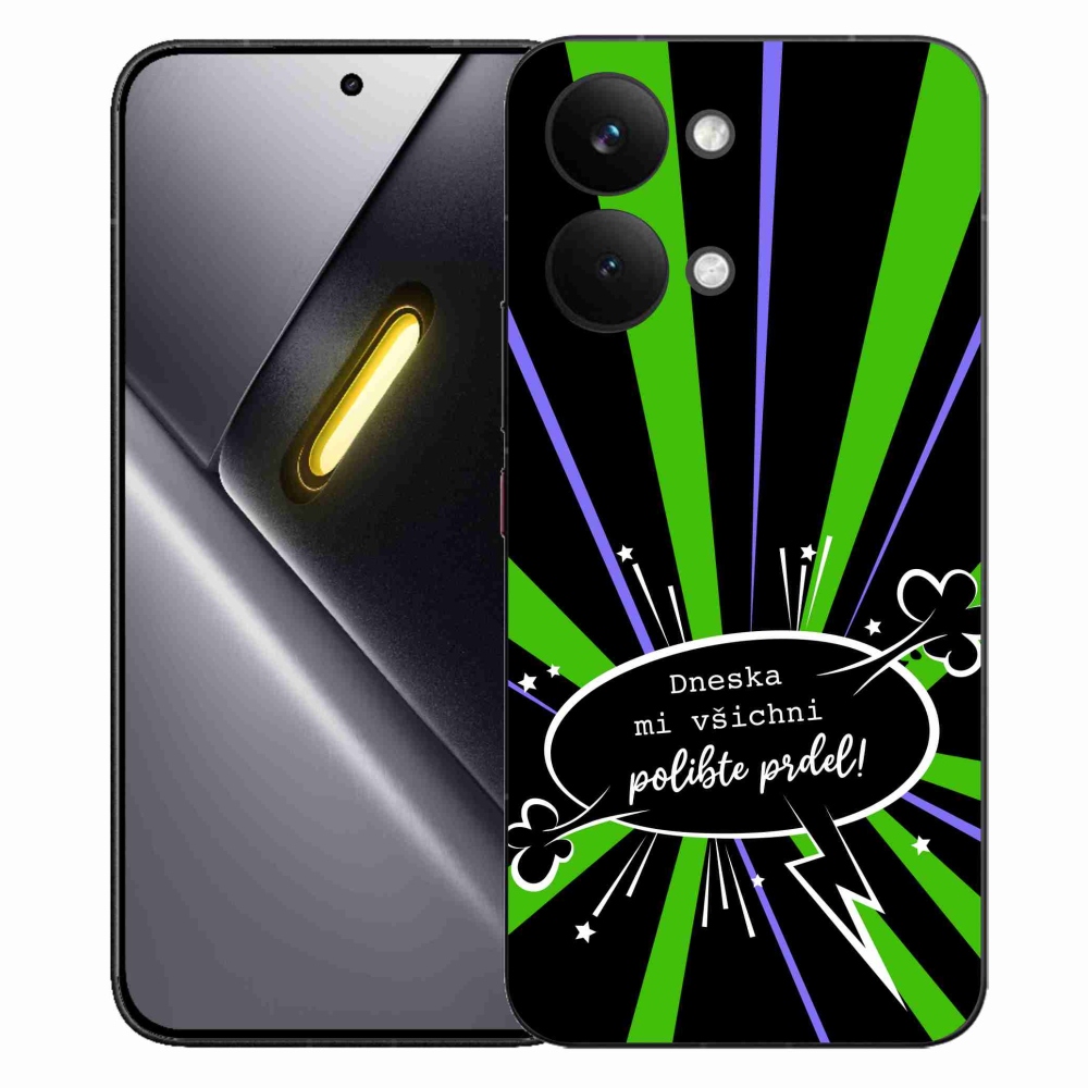 Gelový kryt mmCase na Xiaomi Poco X8 Pro Max - vtipný text 15 černé pozadí