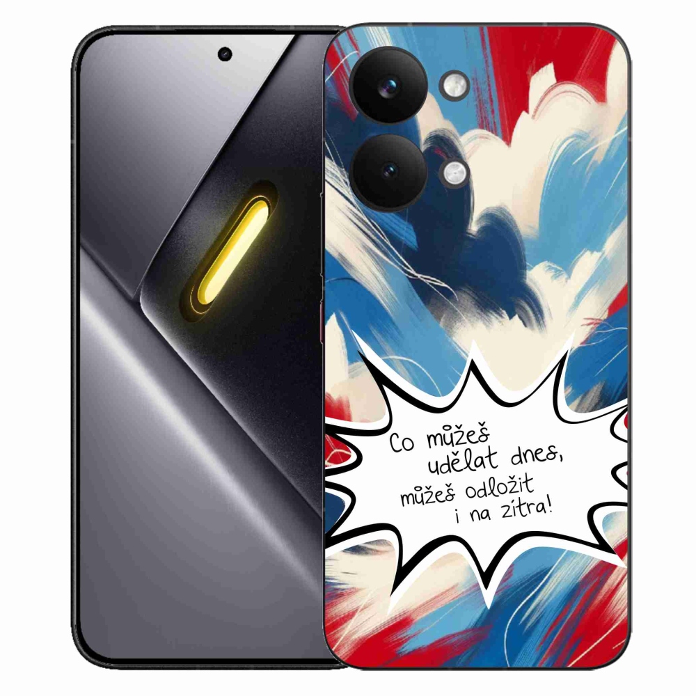 Gelový kryt mmCase na Xiaomi Poco X8 Pro Max - vtipný text 9 bílé pozadí