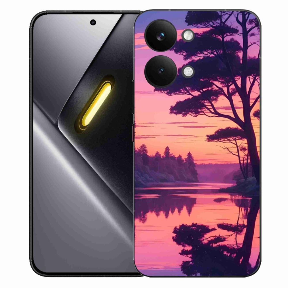 Gelový kryt mmCase na Xiaomi Poco X8 Pro Max - západ slunce nad jezerem