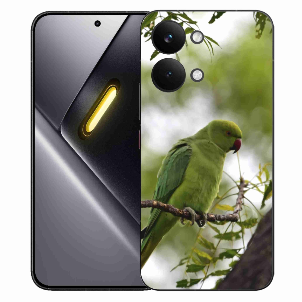 Gelový kryt mmCase na Xiaomi Poco X8 Pro Max - zelený papoušek