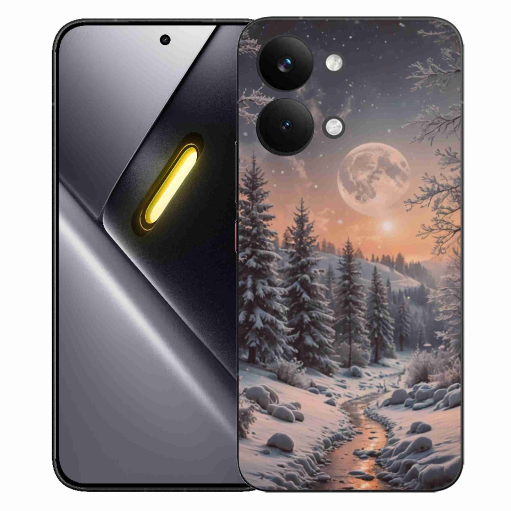 Gelový kryt mmCase na Xiaomi Poco X8 Pro Max - zimní krajina 2
