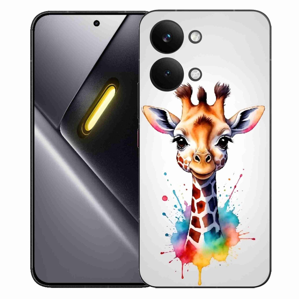 Gelový kryt mmCase na Xiaomi Poco X8 Pro Max - žirafa 1