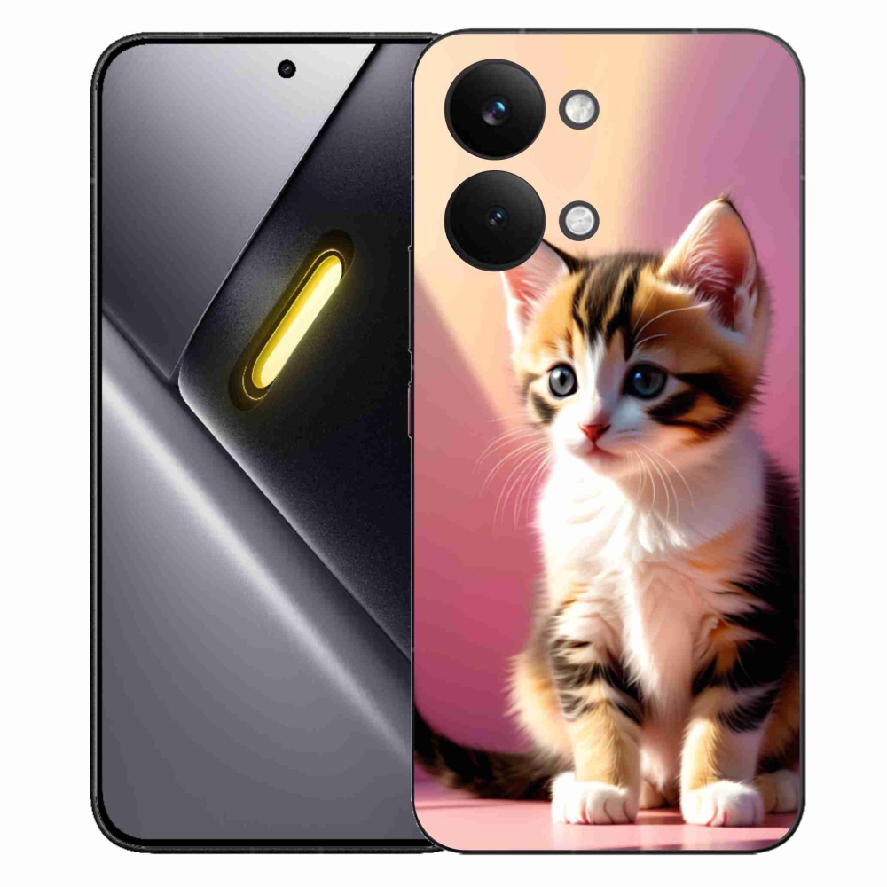 Gelový kryt mmCase na Xiaomi Poco X8 Pro Max - zvědavé kotě 2