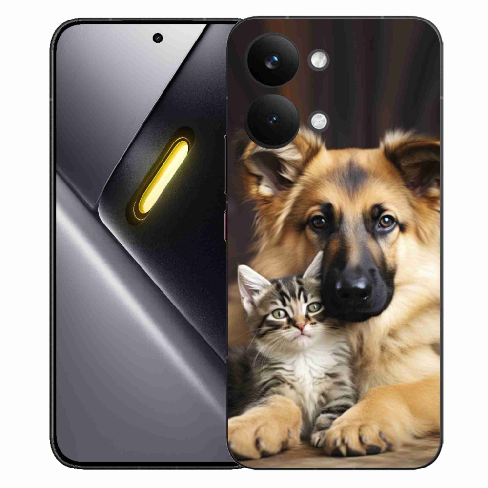 Gelový kryt mmCase na Xiaomi Poco X8 Pro Max - zvířecí přátelství