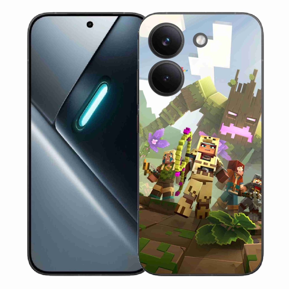 Gelový kryt mmCase na Xiaomi Poco X8 Pro - minecraft 1