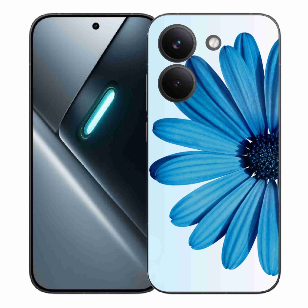 Gelový kryt mmCase na Xiaomi Poco X8 Pro - modrá kopretina