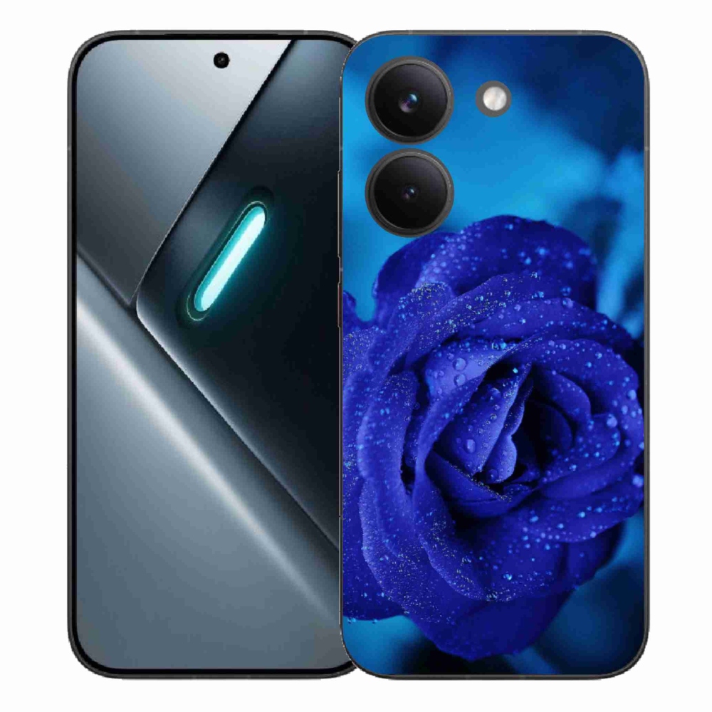 Gelový kryt mmCase na Xiaomi Poco X8 Pro - modrá růže