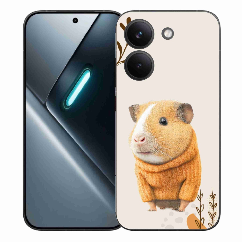 Gelový kryt mmCase na Xiaomi Poco X8 Pro - morče ve svetru