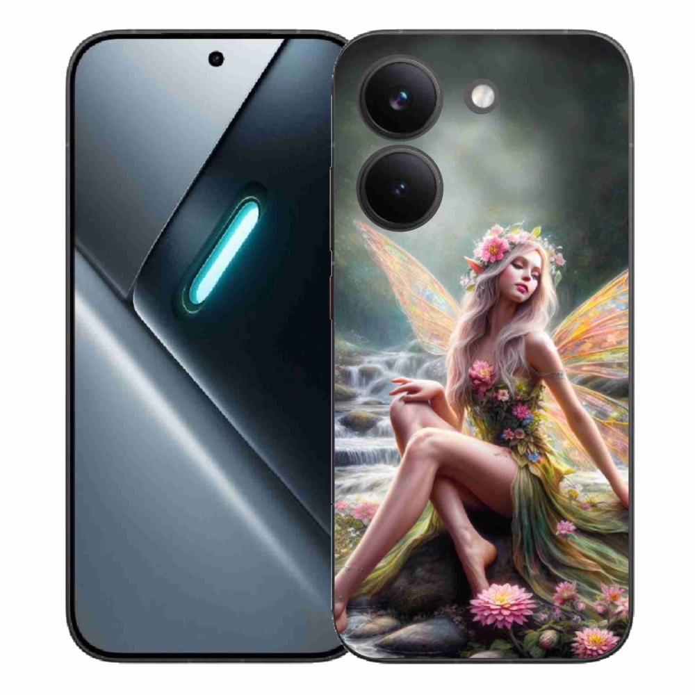 Gelový kryt mmCase na Xiaomi Poco X8 Pro - motýlí žena 1