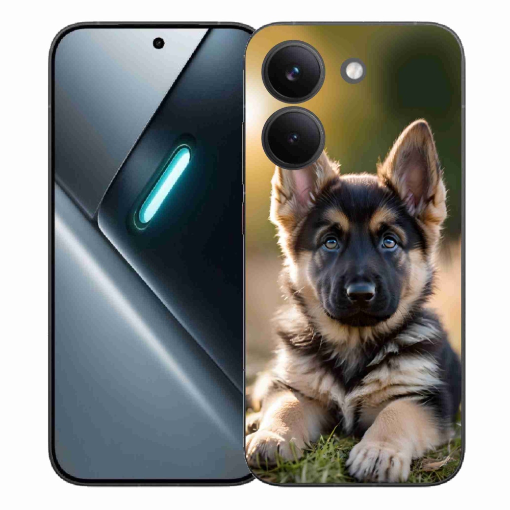 Gelový kryt mmCase na Xiaomi Poco X8 Pro - německý ovčák v přírodě