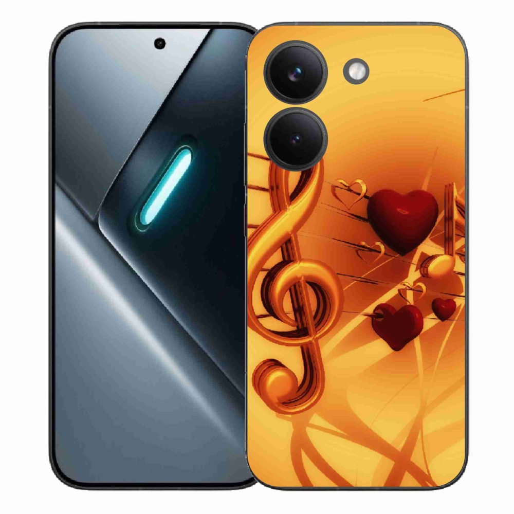 Gelový kryt mmCase na Xiaomi Poco X8 Pro - noty