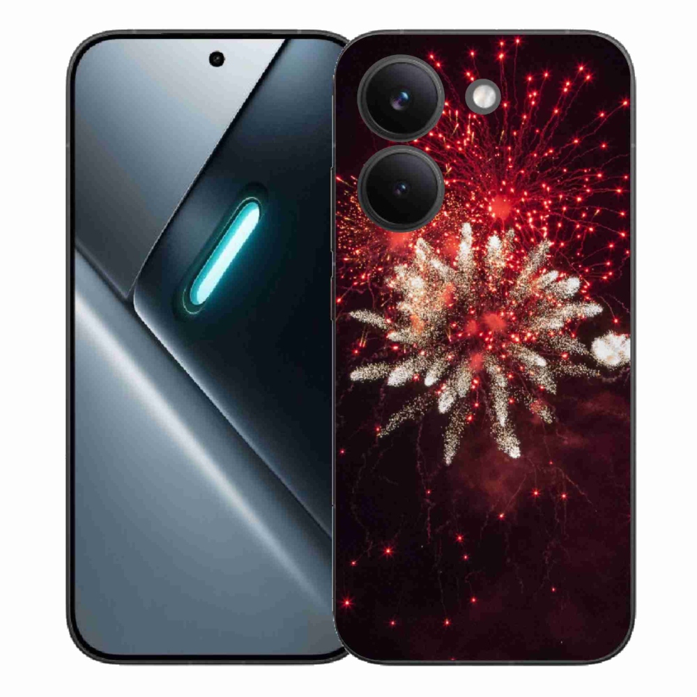 Gelový kryt mmCase na Xiaomi Poco X8 Pro - ohňostroj