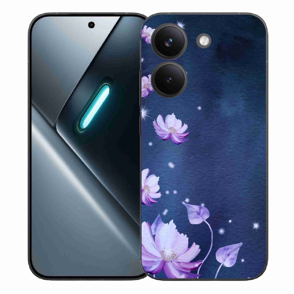 Gelový kryt mmCase na Xiaomi Poco X8 Pro - padající květy