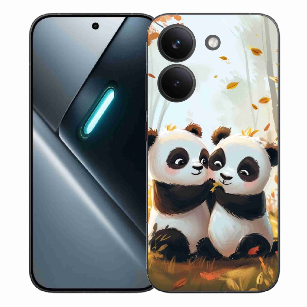 Gelový kryt mmCase na Xiaomi Poco X8 Pro - pandy