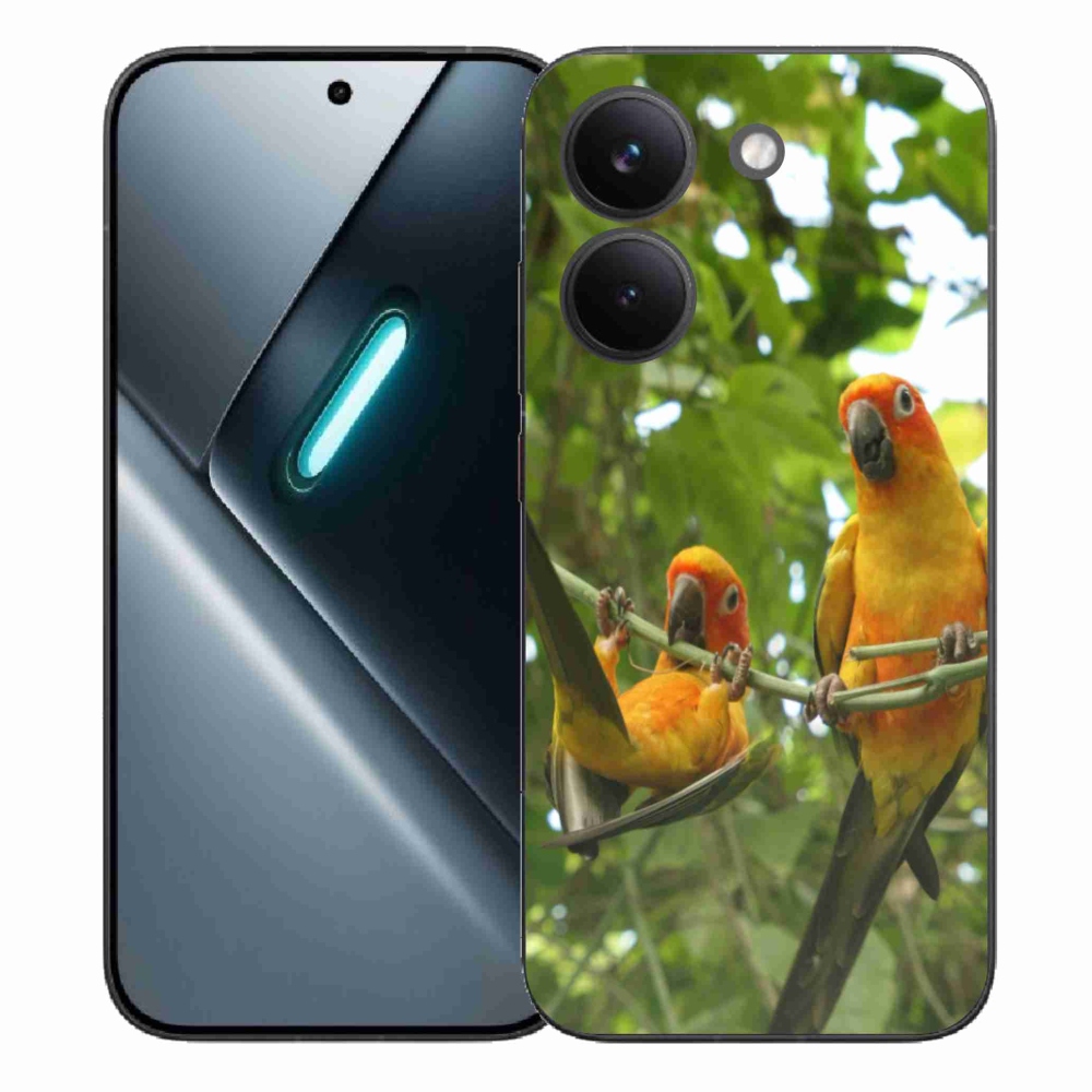 Gelový kryt mmCase na Xiaomi Poco X8 Pro - papoušci aratingy