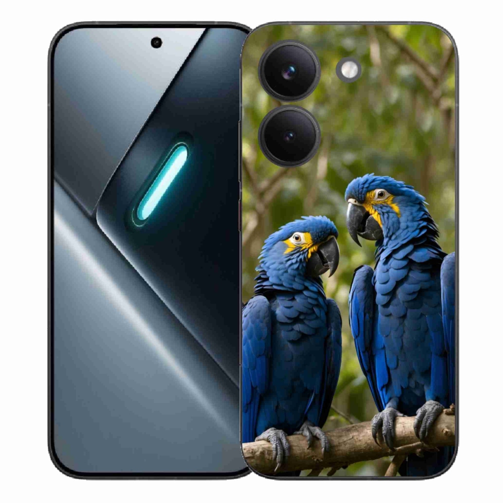 Gelový kryt mmCase na Xiaomi Poco X8 Pro - papouščí duo
