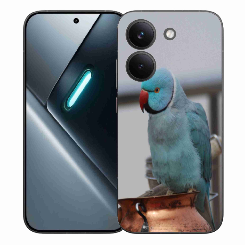 Gelový kryt mmCase na Xiaomi Poco X8 Pro - papoušek alexandr modrý